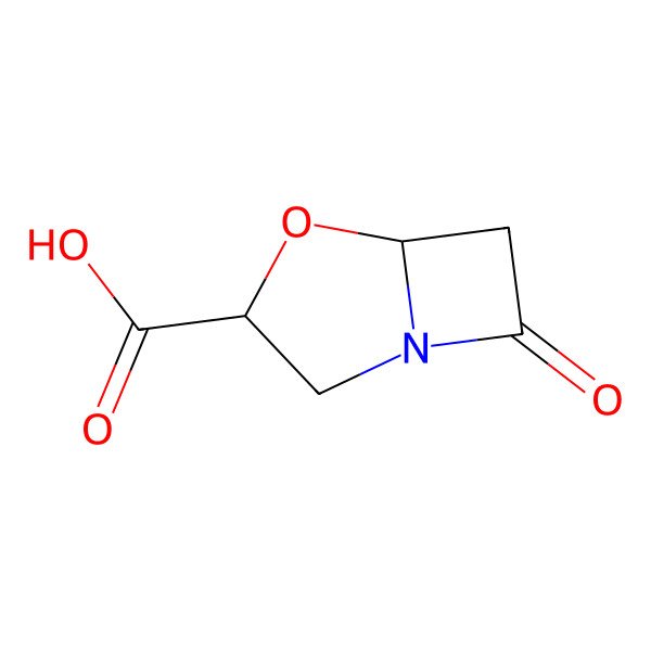 2D Structure of Clavam-2-carboxylate
