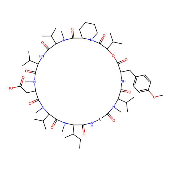 2D Structure of Clavariopsin D