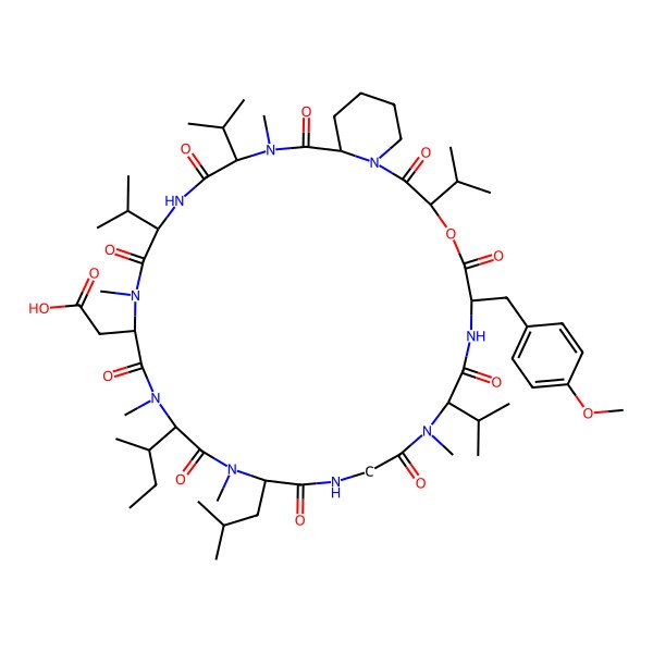 2D Structure of Clavariopsin G