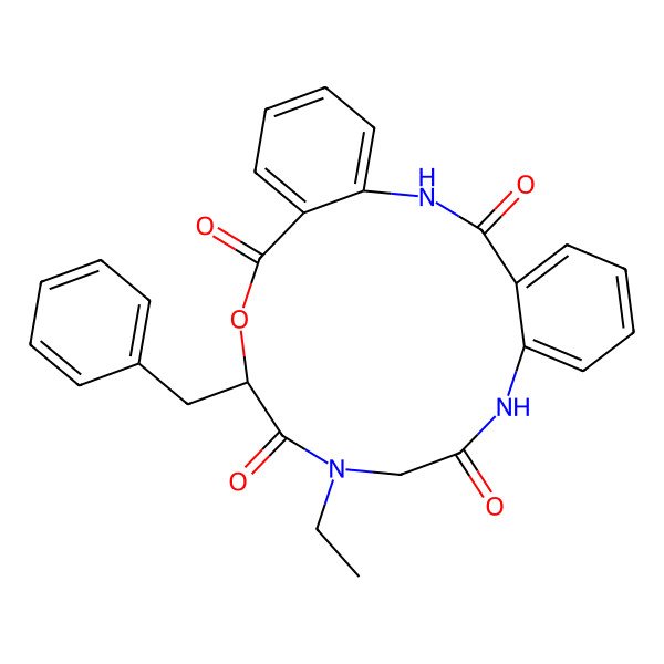 2D Structure of Clavatustide A