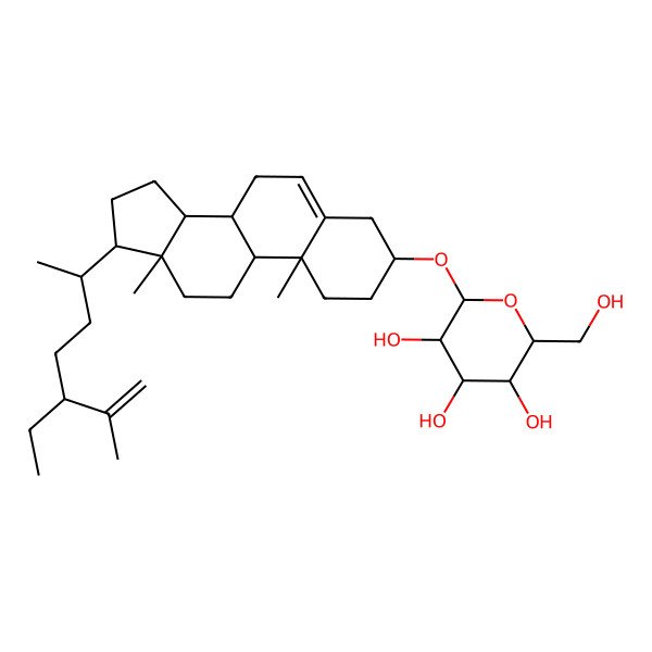 2D Structure of Clerosterol glucoside