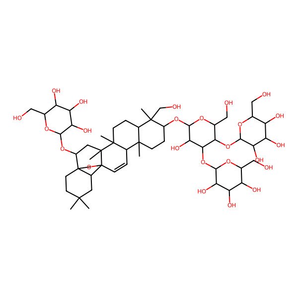 2D Structure of Clinoposaponin VIII