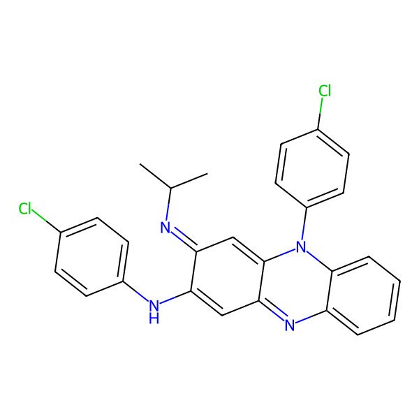 2D Structure of Clofazimine