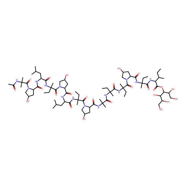 2D Structure of Clonostachin B