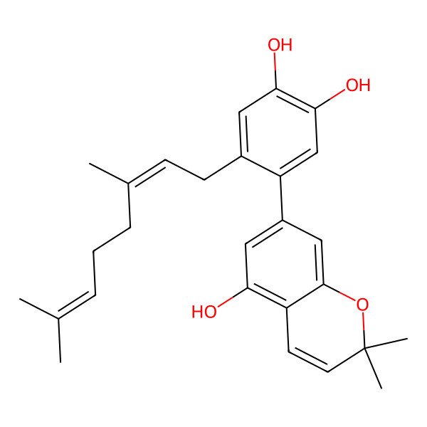 2D Structure of Clusiparalicoline B 2D Structure of Clusiparalicoline B