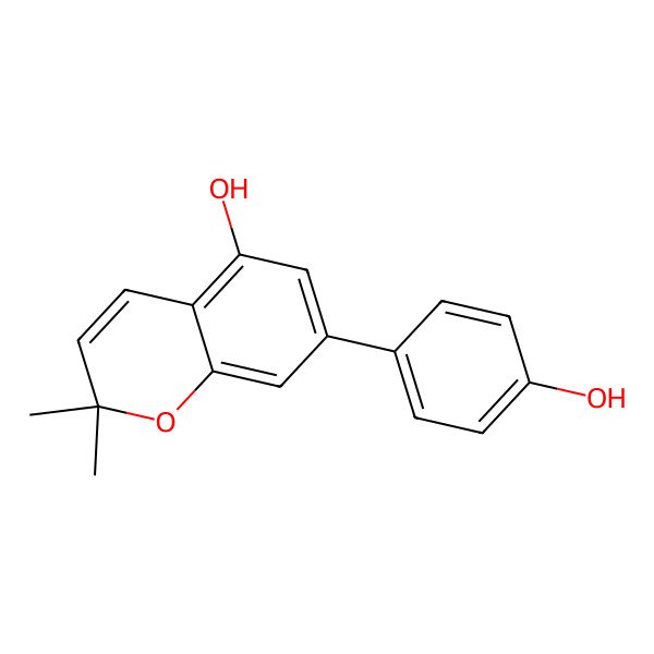 2D Structure of Clusiparalicoline C