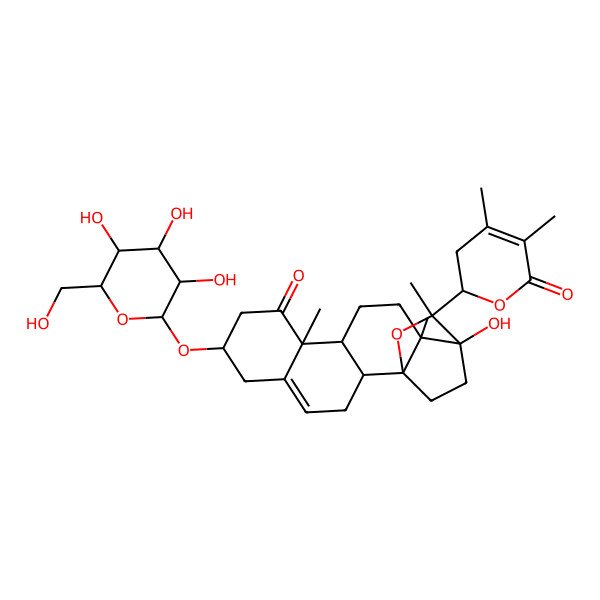 2D Structure of Coagulin R 3-glucoside