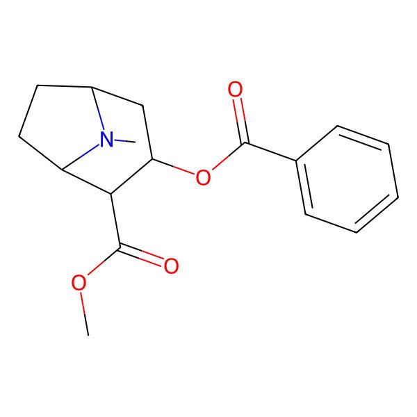 2D Structure of Cocaine