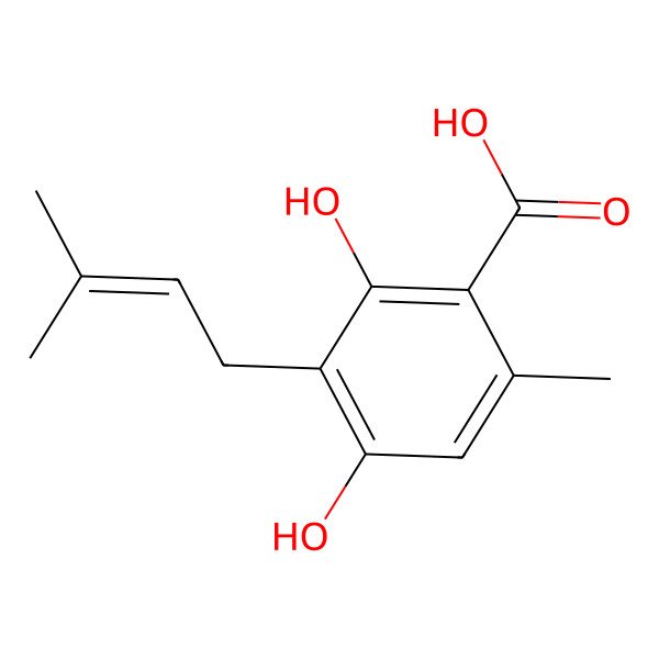 2D Structure of Colletorin D acid