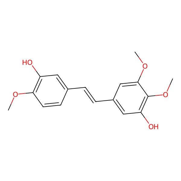2D Structure of Combretastatin A3
