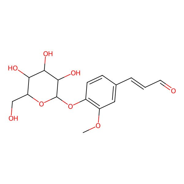 2D Structure of Coniferaldehyde glucoside