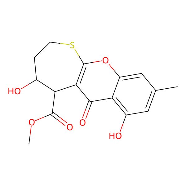 2D Structure of Coniothiepinol B