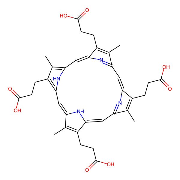 2D Structure of Coproporphyrin I