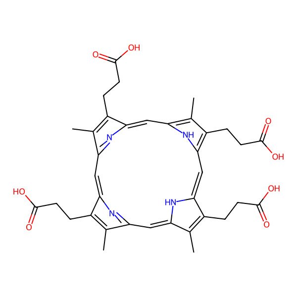 2D Structure of Coproporphyrin III