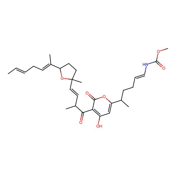 2D Structure of Corallopyronin C