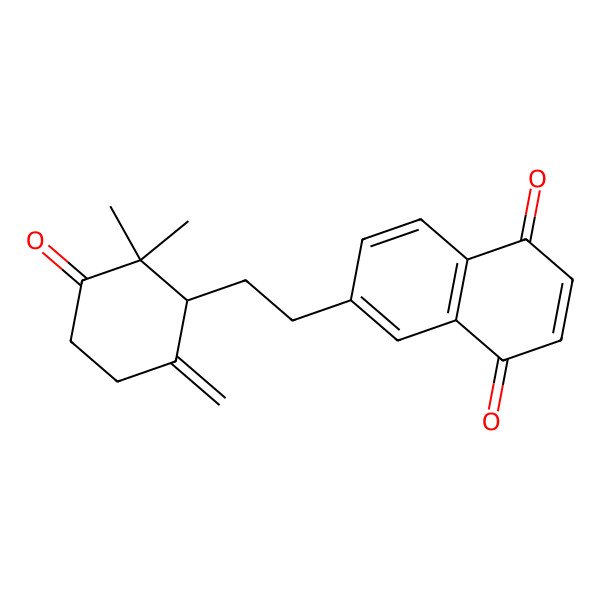 2D Structure of Cordiaquinone K 2D Structure of Cordiaquinone K
