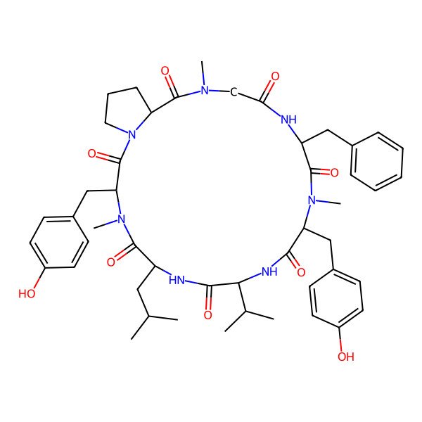 2D Structure of Cordyheptapeptide D