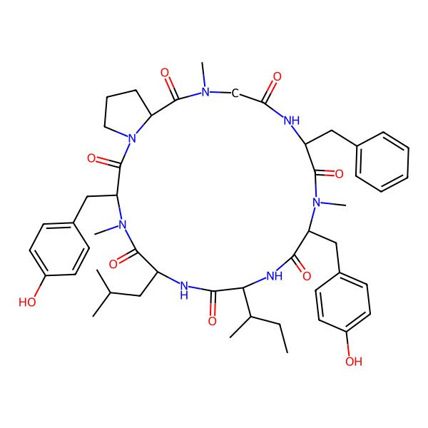 2D Structure of Cordyheptapeptide E