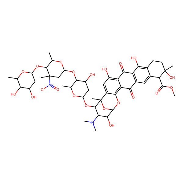2D Structure of Cororubicin