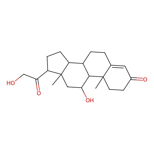 2D Structure of Corticosterone