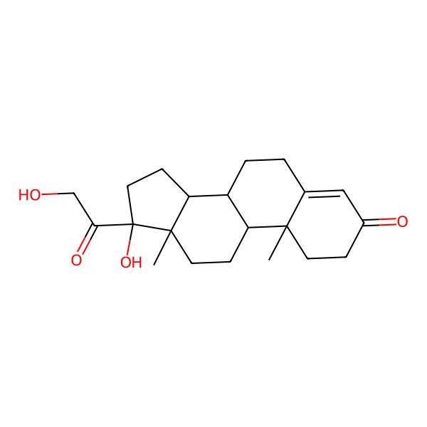 2D Structure of 11-Deoxycortisol