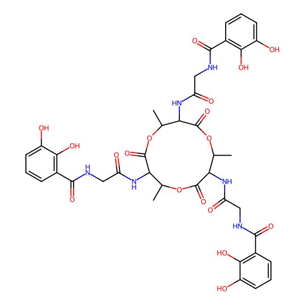 2D Structure of Bacillibactin