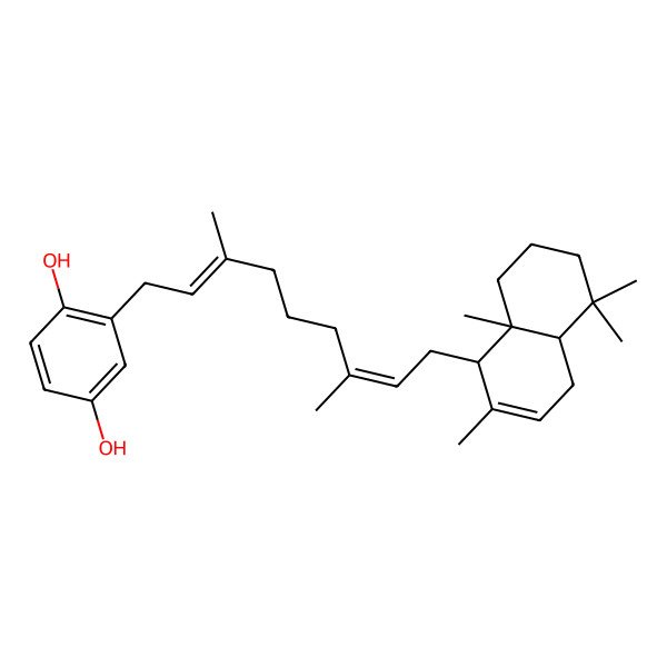 2D Structure of Coscinoquinol, (rel)-