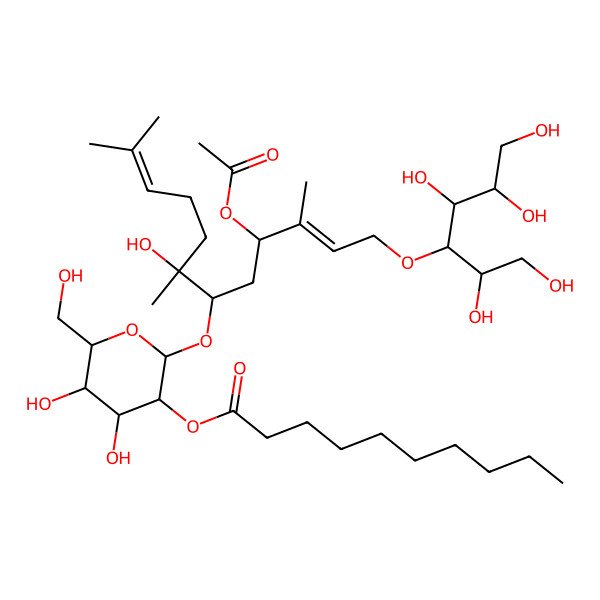 2D Structure of Cosmosporaside D, (rel)-