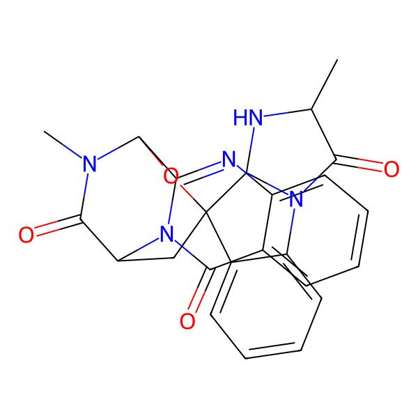 2D Structure of Cottoquinazoline F