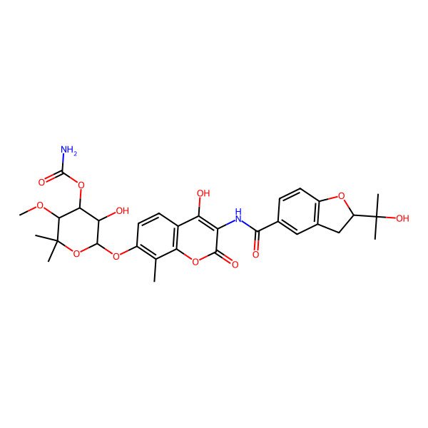 2D Structure of Coumabiocin A