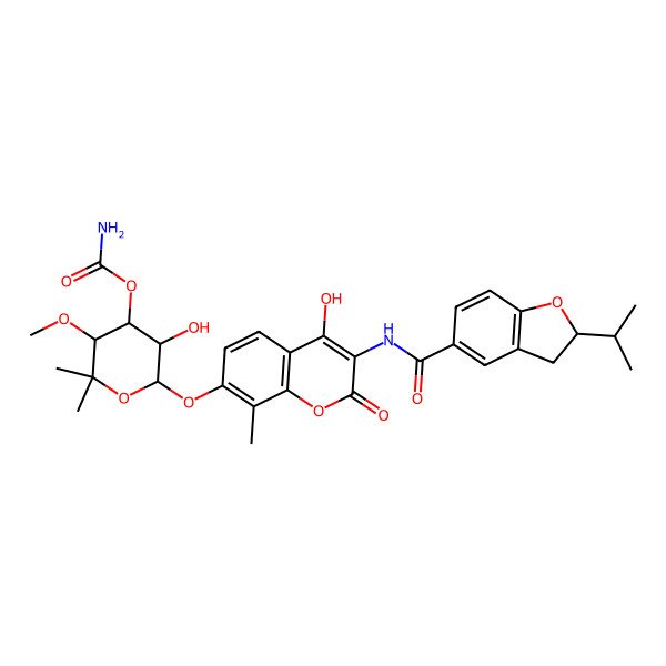 2D Structure of Coumabiocin B