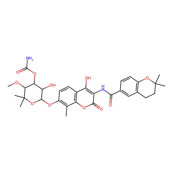 2D Structure of Coumabiocin C