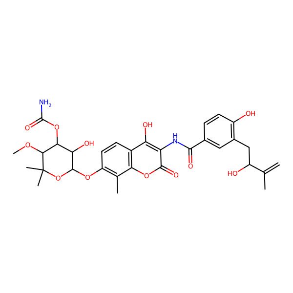 2D Structure of Coumabiocin E