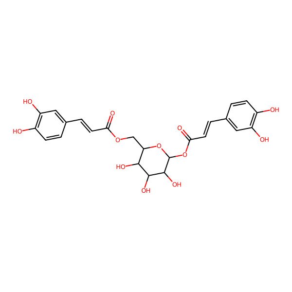 2D Structure of coumaroyl(3-OH)(-6)Glc(b)-O-coumaroyl(3-OH) 2D Structure of coumaroyl(3-OH)(-6)Glc(b)-O-coumaroyl(3-OH)
