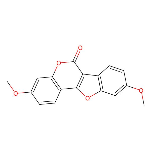 2D Structure of Coumestrol dimethyl ether