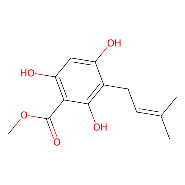 2D Structure of Cowaphloroglucinol