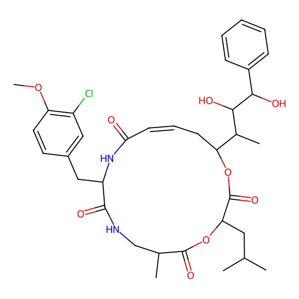 2D Structure of Cryptophycin 15