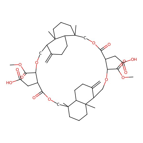 2D Structure of Cryptoporic acid D