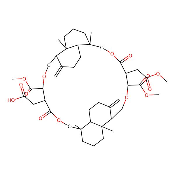 2D Structure of Cryptoporic acid J