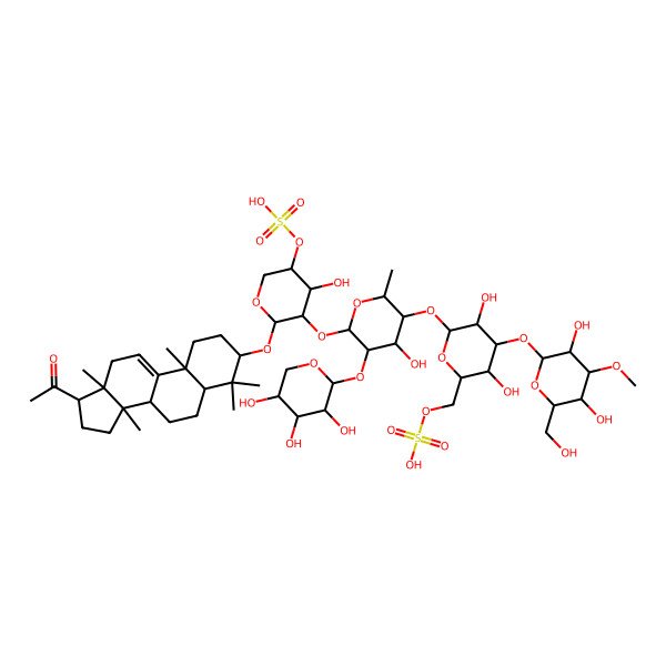 2D Structure of Cucumarioside A3-3