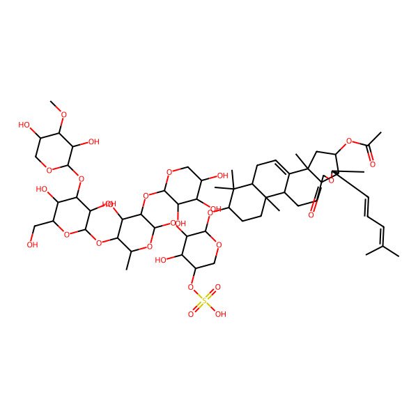 2D Structure of Cucumarioside H