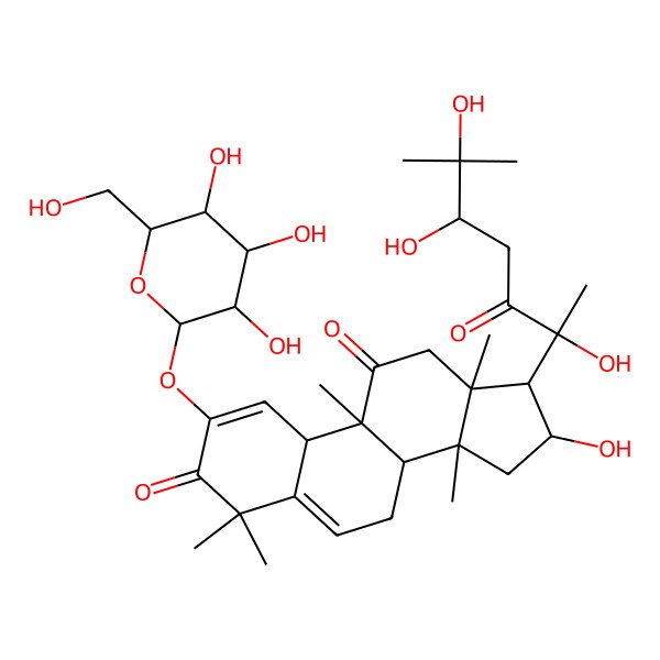 2D Structure of Cucurbitacin J 2-O-Beta-D-Glucopyranoside