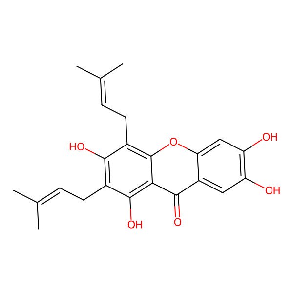 2D Structure of Cudratricusxanthone E