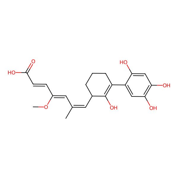 2D Structure of Cuevaene B