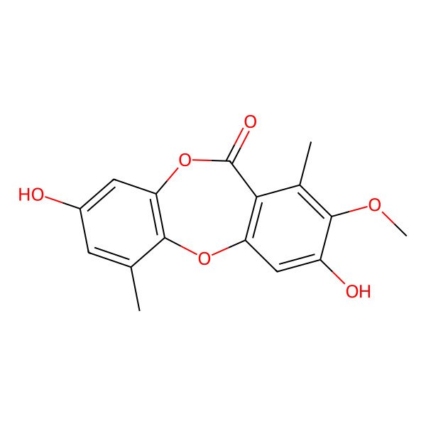 2D Structure of Curdepsidone F