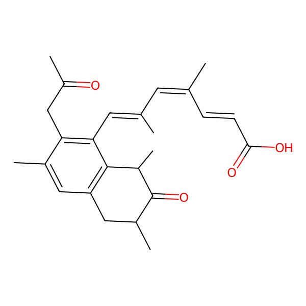 2D Structure of Curvulaide A