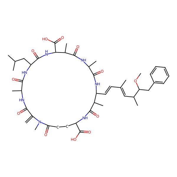 2D Structure of Microcystin LA