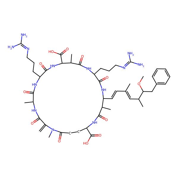 2D Structure of Cyanoginosin RR; Cyanoviridin RR
