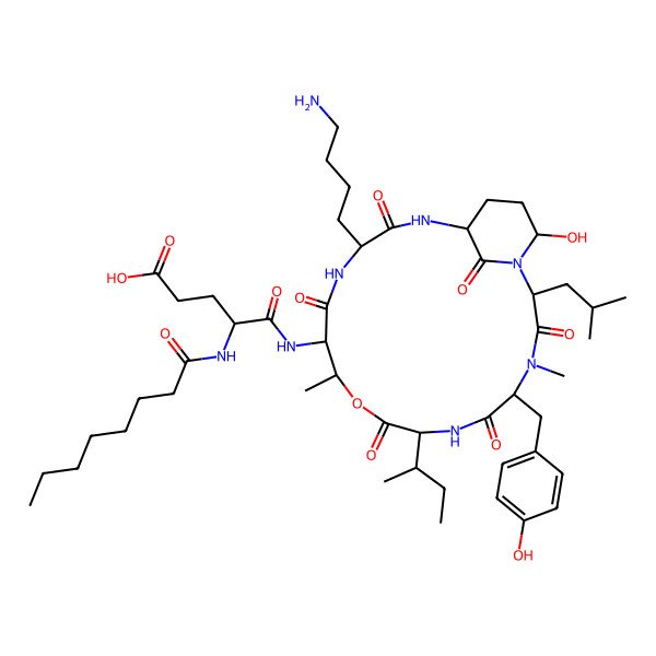 2D Structure of Cyanopeptolin 1000A