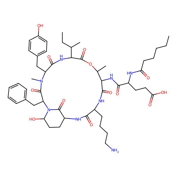 2D Structure of Cyanopeptolin 1006D